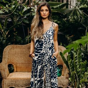 Manuhealii Monstera Jumper/Romper